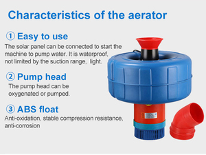<strong>Solar</strong> <strong>Powered</strong> Fish <strong>Pond</strong> Aerator Fountain <strong>Pump</strong> for Fish <strong>Pond</strong> Aquaculture Farming - Product Image 5