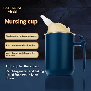 Leakproof Feeding Cup with Lid & Straw for Bedridden Patients, Paralyzed Elderly - Product Image 5