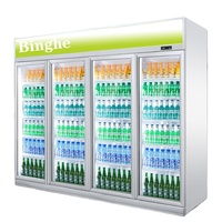 Professionnel Commercial |   Économie d'énergie |   Vitrine réfrigérée mécanique à 2 portes, 1500 L, pour boissons | ...