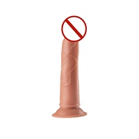 Vibromasseur télescopique réaliste en silicone liquide de qualité médicale, chauffant, vibrant, télécommandé, avec fonction de poussée, jouets sexuels pour femmes