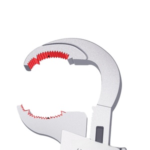 Multifunctional Aluminum <b>Adjustable</b> <b>Wrench</b> Extra Wide Jaw With Serratiion Plumbing&Bathroom Spanner <b>Basin</b> <b>Wrench</b> - Product Image 3