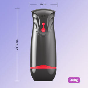 الجملة التلقائي الدورية تهتز مص الاستمناء كوب للرجال مع 4-10 وسائط واقعية الصوت الذكور لعبة الجنس - Product Image 2
