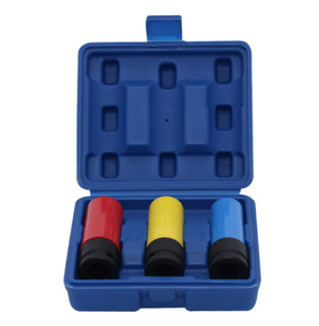 JUEGO DE TOMAS MANUAL/DE IMPACTO DE 3 TUERCAS CON PROTECTOR DE RUEDA 1/2 "DRIVE 17/19/21mm - Product Image 2
