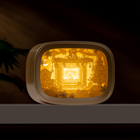 Boîte à lumière en papier découpé 3D de qualité supérieure, imprimée UV, pour la décoration de Noël et de la fête des mères