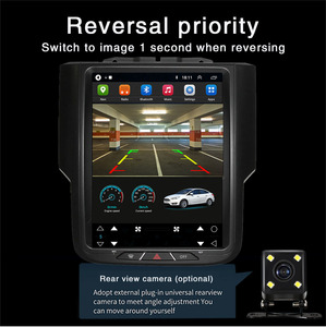 Radio de Coche Vertical <span class=keywords><strong>Android</strong></span> 2Din Henmall, Reproductor de DVD para Coche con Navegación, Estéreo para Dodge RAM 1500 2008-2019 - Product Image 4