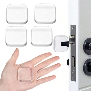 Protector de Puerta Reutilizable, Amortiguador de Impactos de Gel Suave, Adhesivos para Puertas de Refrigerador, Tope de Puerta, Protector de Pared Trasera de Gabinetes - Product Image 1