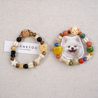 Source d'approvisionnement de bracelet en céramique Jingdezhen: bijoux de dessins animés frais et mignons pour un bel été