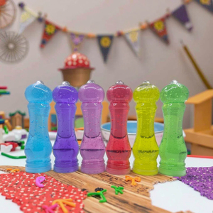 Jouets créatifs en slime coloré à base de boue de cristal 6 couleurs, jouets éducatifs pour enfants, jouets pour enfants, texture extensible et transparente, sans danger - Product Image 4