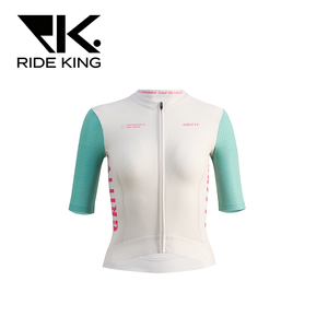 Maillot de Ciclismo de Manga Corta Ride King Serie Green Apple, Unisex, para Hombre y Mujer, para Carretera y MTB, Transpirable, de Secado Rápido, Elástico, para Actividades al Aire Libre - Product Image 2
