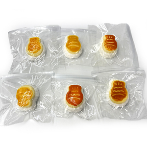 Balle anti-stress en plastique souple en forme de pain avec effet de mouvement fluide, jouet sensoriel à pétrir pour soulager l'anxiété et la relaxation au bureau - Product Image 4