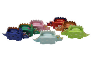 Cajas de Papel para Dulces con Diseño de Dinosaurio, Cajas de Regalo para Galletas, Decoración para Fiestas de Cumpleaños y Baby Shower - Product Image 3