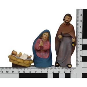 ZICOM Juego de Natividad Pintado a Mano de 11 Piezas, Figuras y Juguetes Navideños de 10 cm de Altura, Alemania (9006935211030) - Product Image 6