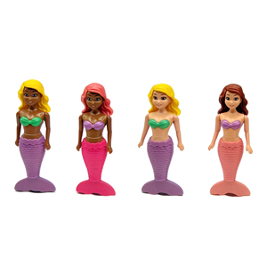 7 Zoll Leuchtende Meerjungfrau-Puppe mit Licht Tauchspielzeug Interaktive Schwimmfigur für Kinder Pool Badewanne Wasserspiel - Product Image 2
