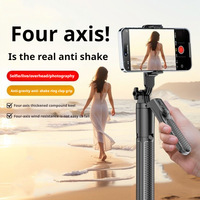 Trépied à selfie Z2, support universel pour téléphone, gadget selfie BT 360 °   Support anti-vibration rotatif multifonctionnel portable