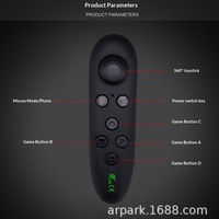 Manette de jeu sans fil VRPARK-Y1 avec détection de mouvement pour téléphones/tablettes Android/iOS - Souris aérienne télécommandée pour téléphone portable