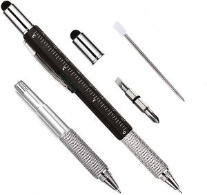 Custom 6 in 1 Tool <b>Multi</b> Function <b>Pen</b> With Logo Wholesale Stylus Multifunction Multitool <b>Multi</b>-function Ballpoint Ball Gifts - Product Image 5
