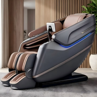 Silla de Masaje de Gravedad Cero YS-C63 5D de Diseño de Lujo, Masaje Corporal Completo con Riel SL, Calefacción, Eléctrica, Reclinable, Portátil, con Sonido HiFi