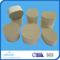 Substrat Nid D'abeille Céramique Performance Convertisseur Catalytique Universel Adaptateur Universel Moto D'échappement Hualian