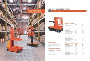 Подъемник ножничный самоходный для высотных работ, грузоподъемность 300 кг, рабочая высота 5-6 м, для склада, для сборки заказов - Product Image 6