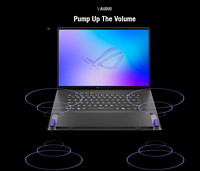 Laptop Gaming Layar Ganda ROG Zephyrus Duo 16 16-Inci Intel Ultra 9-386H RAM 64GB LPDDR5X SSD NVMe 2TB dengan Kartu Grafis Diskrit RTX untuk Rumah