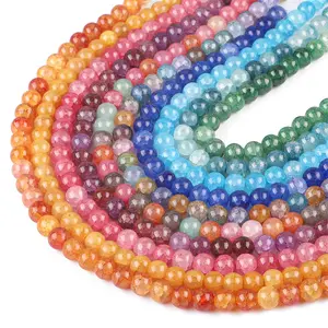 8Mm Ronde Glazen Kralen Voor Sieraden Maken Kleurrijke Kristal Kralen Glas Zaad Kraal Voor Sieraden En Diy Ambacht