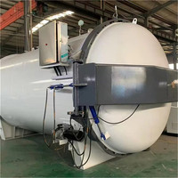 Autoclave composite pour tubes et feuilles en fibre de carbone, contrôle PLC, chauffage électrique, vide, double paroi, pour l'industrie automobile/motocycle et sportive