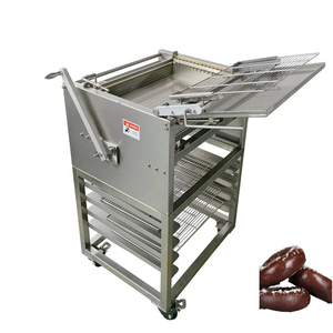 Bán tự động icer bánh mì kính thiết bị thực phẩm cho cửa hàng hướng dẫn sử dụng sô cô la icer sô cô la tự động <span class=keywords><strong>Donut</strong></span> đóng băng máy móc - Product Image 5