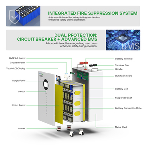 51.2v <span class=keywords><strong>48v</strong></span> 300ah 15kw Batteries au lithium-ion 15kwh Batterie au lithium <span class=keywords><strong>48v</strong></span> 5kw 10kw 20kw pour batterie de stockage d'énergie solaire domestique - Product Image 6