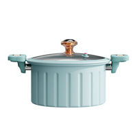Casserole à micro-pression en pierre Maifan, pot à soupe antiadhésif, pot à micro-pression multifonction pour tous les types de cuisinières