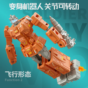 Robot transformable en forme de stylo pour enfants, jouet éducatif, ensemble de jeu éducatif, cadeau pour enfants de 7 à 14 ans, unisexe - Product Image 4