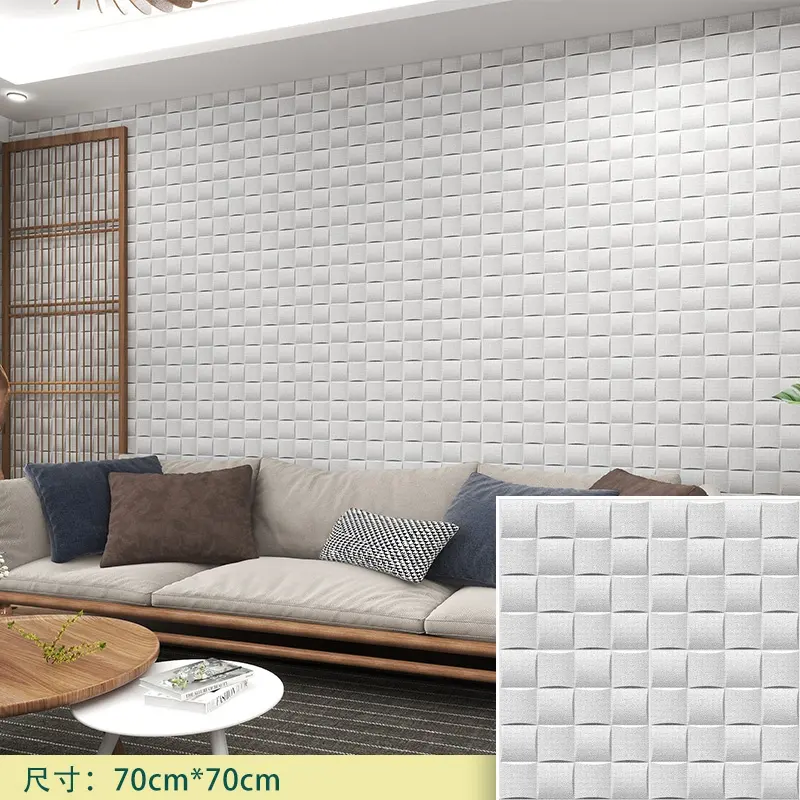 3d Wallpaper Stickers Soundproof Waterproof Acoustic Foam Wall Panel China Home Decor 3d Decoration Wallpaper Wall Stickers