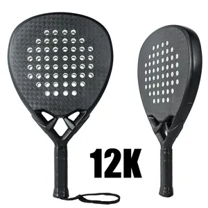Aangepaste Ontwerp Hot Selling 12K 18K Padel Tennis Racket