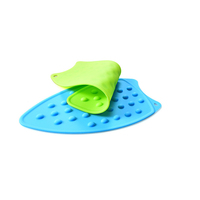 Nouveau tampon en silicone personnalisé isolation pliante maison cuisine tampon en silicone de couleur unie