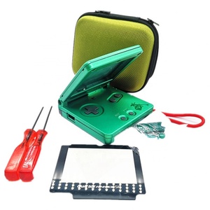 Kit de remplacement de coque de boîtier Emerald avec instructions gratuites pour GBA SP Gameboy Advance SP - Product Image 4