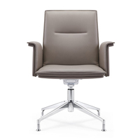 Chaise moderne de patron de direction Chaise de bureau élévatrice en cuir à dossier haut avec design ergonomique Chaise de conférence en tissu
