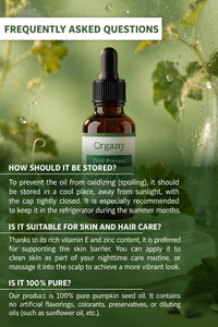Aceite Portador de Semillas de Calabaza a Granel, Cucurbita pepo, Prensado en Frío, para Cuidado de la Piel, Cabello, Masajes y Cosméticos, Venta al Por Mayor - Product Image 5