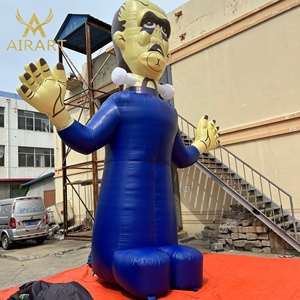 Personaje Inflable de Anciano Zombie de Alta Calidad Personalizado para Decoración de Festivales de Cine, Inflable Publicitario de Científico - Product Image 1
