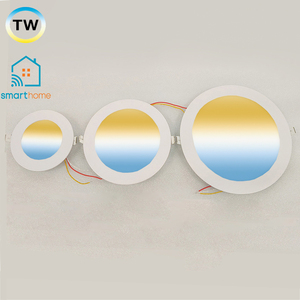 Benory 6W 9W 12W 15W 18W 24W kapalı yuvarlak Ultra ince Panel AYDINLATMA tavan Led ışık ayarlanabilir beyaz Led Panel AYDINLATMA için Loxone Tuya - Product Image 1