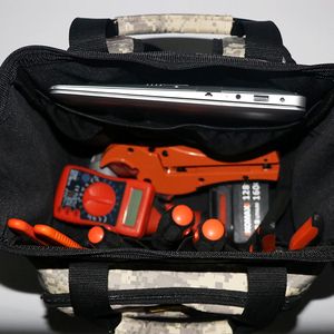 Waterproof OEM Backpack Tool <b>Bag</b> High-Capacity Padded Handle Heavy Duty Tool Kit <b>Carrier</b> for Electrician Plumber HVAC Repairman - Product Image 2