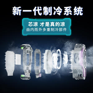 <span class=keywords><strong>2023</strong></span> nouveau semi-conducteur de réglage à trois vitesses radiateur de téléphone portable pince arrière affichage numérique contrôle de la température e-sports jeu Co - Product Image 3