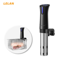 Harga Pabrik Mesin Sous Vide 850w/1100w Kustom untuk Rumah Tangga dan Komersial, Warna Hitam, untuk Memasak Steak dengan Vakum dan Suhu Rendah