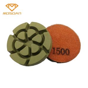 <span class=keywords><strong>3</strong></span>-дюймовый цветок связующим из синтетических смол бетонный пол полировки шайб, украшенное мозаикой из драгоценных камней, 12 мм толщина - Product Image 2