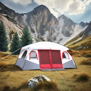 Tenda da campeggio per famiglie grandi 210T per 10 persone 2 camere 1 soggiorno resistente in tessuto Oxford tetto apribile all'aperto per la <span class=keywords><strong>vista</strong></span> del cielo chiaro - Product Image 1