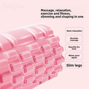 ลูกกลิ้ง<span class=keywords><strong>โฟม</strong></span> EVA คุณภาพพรีเมียม ดีไซน์ใหม่ ยืดหยุ่นสูง สำหรับโยคะ นวด บรรเทาอาการปวดเมื่อย แบบกลวง มีปุ่มนวด เหมาะสำหรับใช้ในยิมและที่บ้าน - Product Image 3