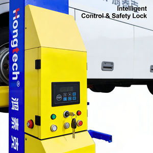 Elevador Hidráulico Móvil Inalámbrico de un Solo Poste, 8500 kg, Eléctrico, de 4 Columnas, para Camiones y Autobuses, con Certificación CE, Hongtech - Product Image 3