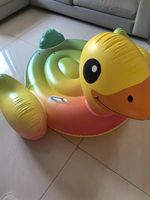 Bouée de piscine gonflable en forme de canard pour enfants et activités de plein air