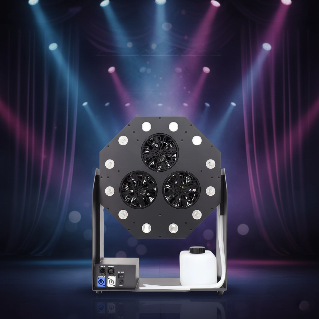 OEM Professional High Output 120W RGBW LED Bubble Machine DMX512 Remote Control for Wedding Event Stage Effect Show