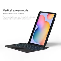 Casing Keyboard Nirkabel Tipis dengan Touchpad untuk S6 untuk Tab Sm-T860 T865 10.5-Inci, USB Type-C Baru Laudtec