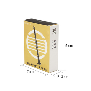 NAOMI 10 Cái/1 Gói Cổ Điển Bb <span class=keywords><strong>Clarinet</strong></span> Sậy 3 Dày Trống Cung Cấp Tông Màu Ấm Phong Phú Lý Tưởng Cho Sinh Viên Và Chuyên Gia Cao Cấp - Product Image 6
