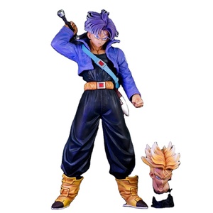 43CM nuevo Dragón Torankusu Trunks doble cabeza japonés DBZ muñeca de juguete figurita Anime PVC figura - Product Image 1